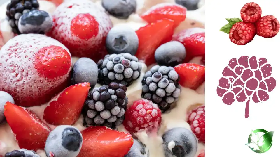 Commercial presentation of Frozen Raspberries for wholesale product evaluation and buyer review.